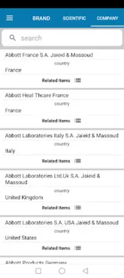 drugs summary android App screenshot 2