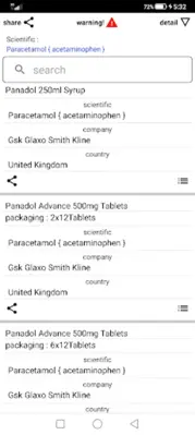 drugs summary android App screenshot 6